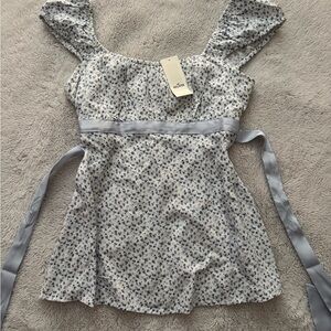 Hollister floral bow top